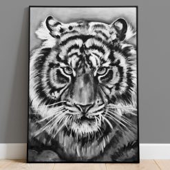 Tiger - Handmålad print